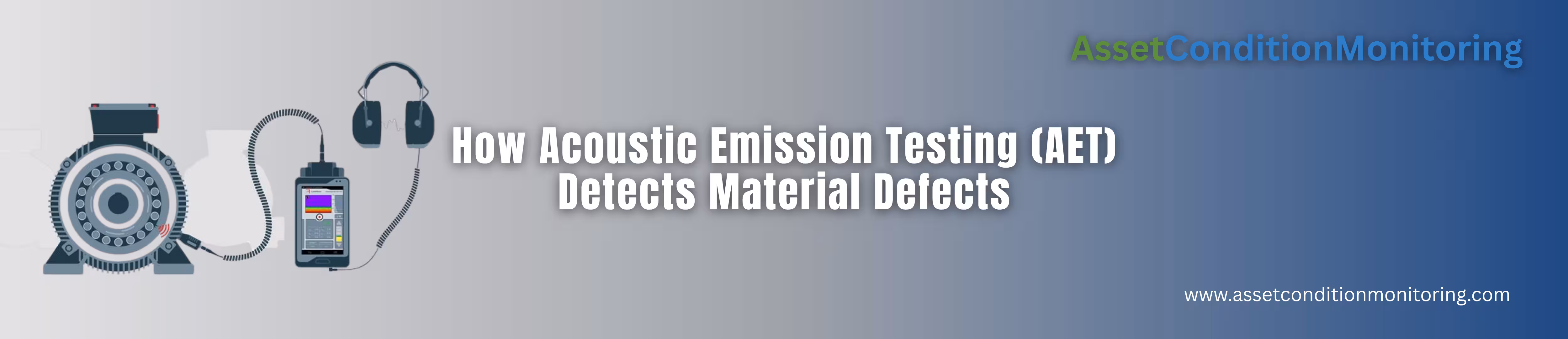 Acoustic emission testing banner